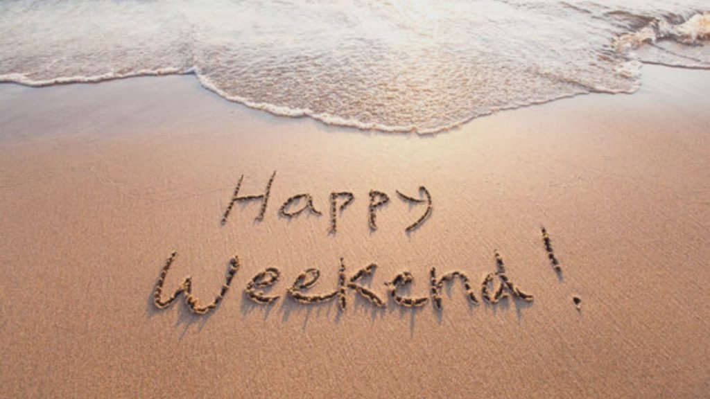 happy weekend images beach