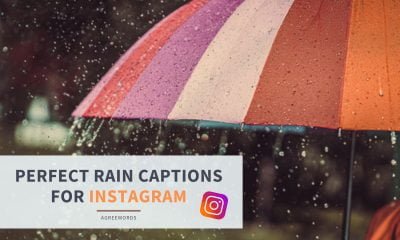 Perfect Rain Captions for Instagram