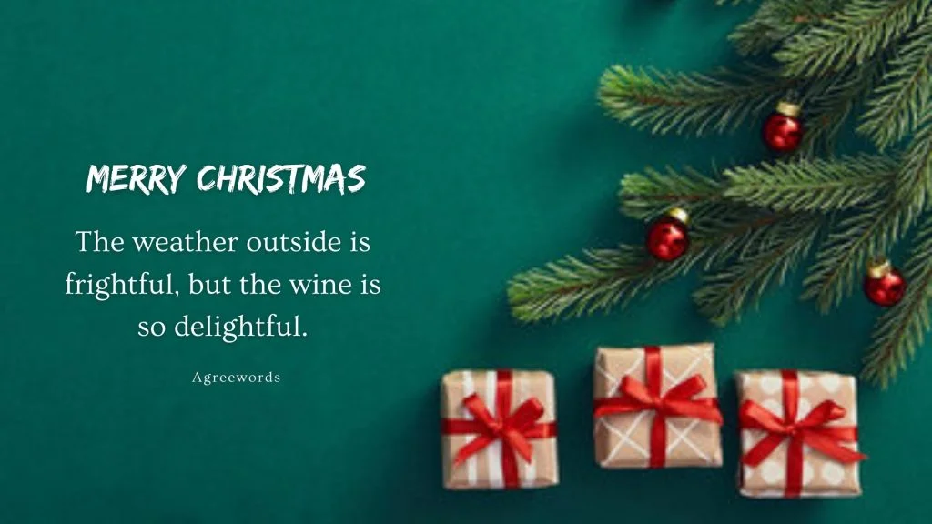 Christmas tree Instagram captions