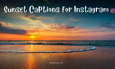 Sunset Captions for Instagram