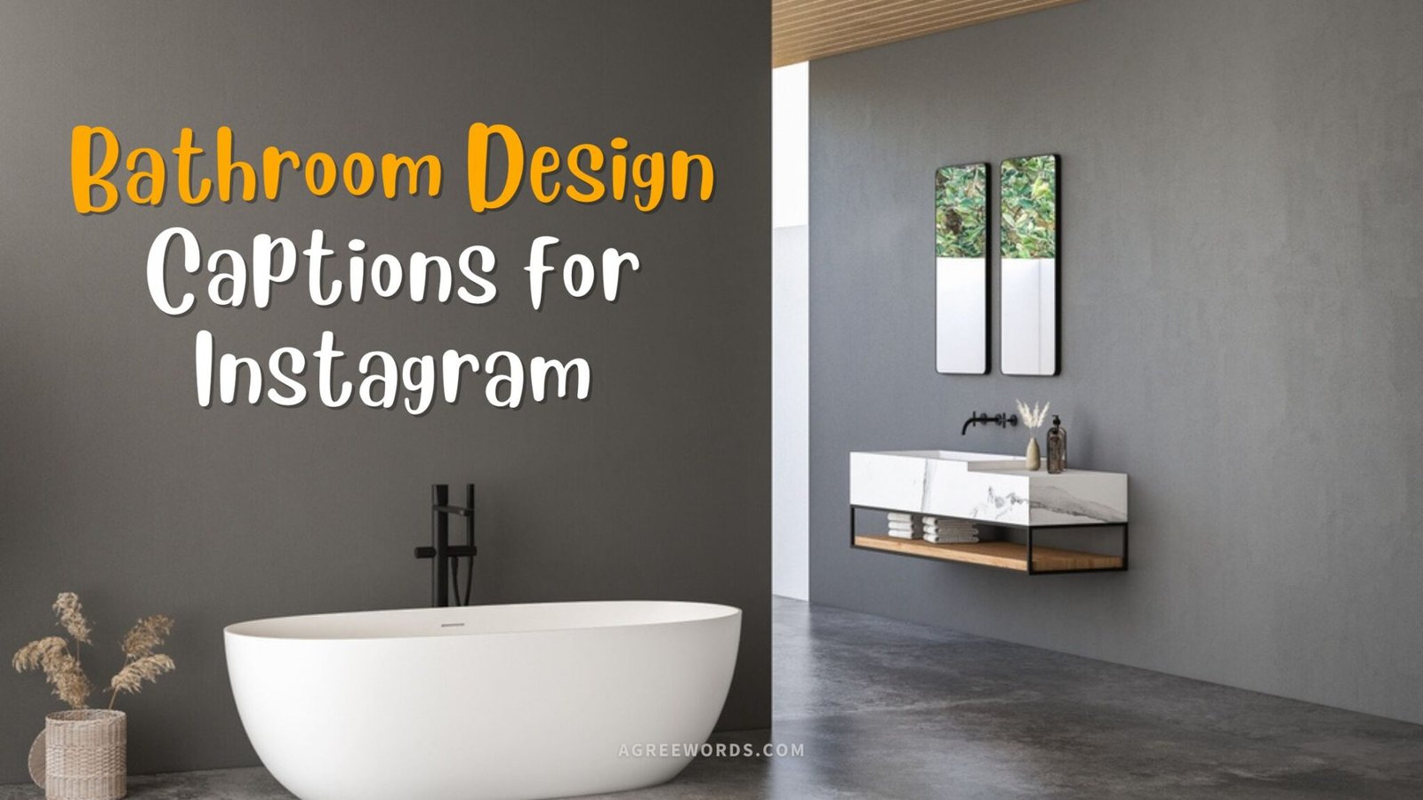 80+ Creative Bathroom Design Captions for Instagram » Agree words