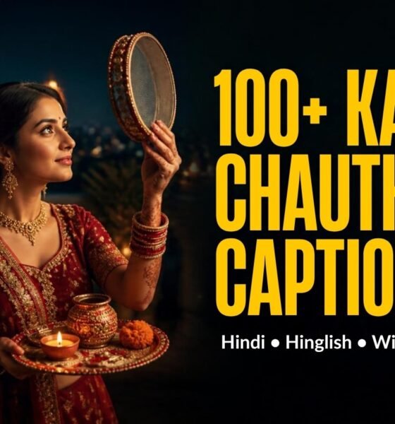 100+ Karwa Chauth captions for Instagram in Hindi, Hinglish and English with wishes for husband and wife