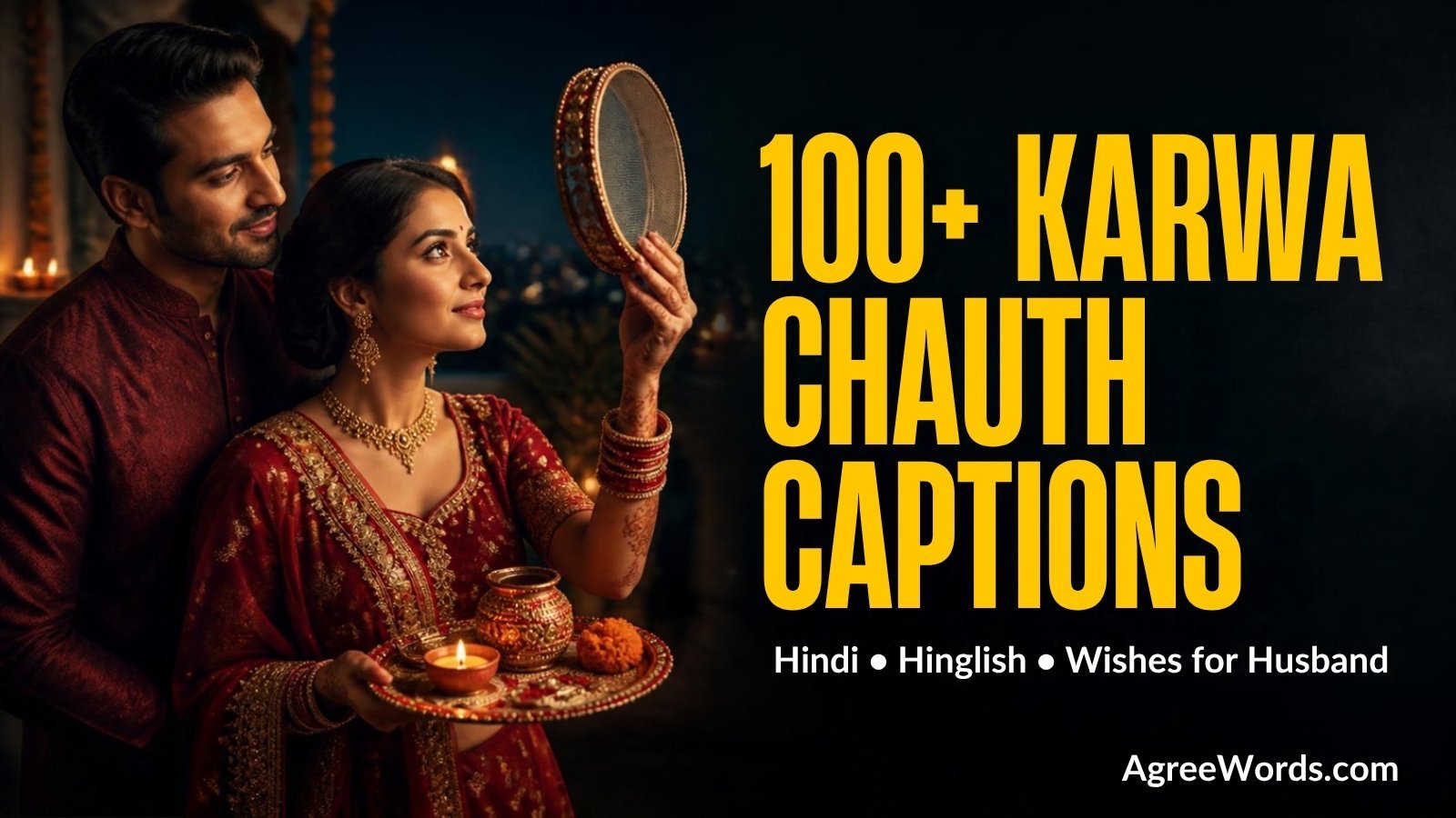 100+ Karwa Chauth captions for Instagram in Hindi, Hinglish and English with wishes for husband and wife