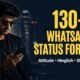 130+ WhatsApp status for boys: attitude, Hinglish, short and cool lines