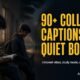 Indian college boy studying quietly in a library corner, college life captions for boys