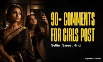 Comments for girls post graphic with bold yellow headline text