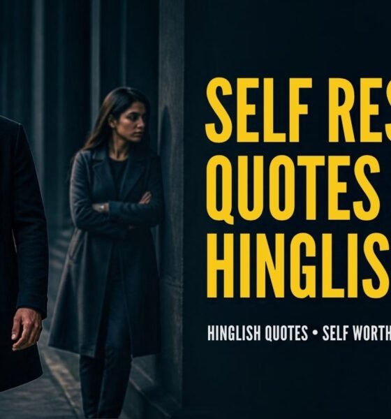 Self respect quotes in Hinglish for people who stopped chasing